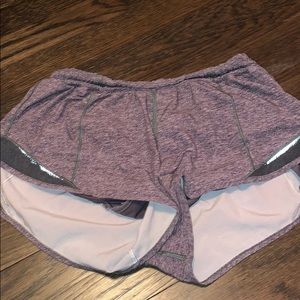 Grey Lululemon Hotty Hot 2’5” Shorts